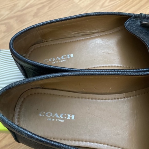 COACH Black Women Loafers Size 7B - Picture 6 of 7